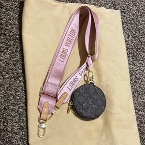 LV  Pink and Brown Shoulder Bag
